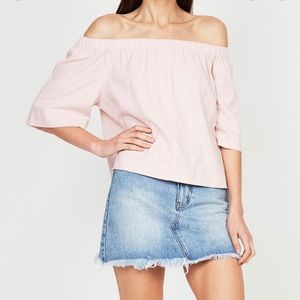 Rolla’s Rain Linen Top, Lilac M